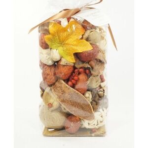 Hallmark Scented‎ Fall Bowl Filler Seed Pods Berries Balls and Leaf Autumn Decor